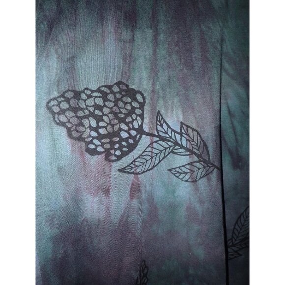 Jude Stuecker Organic Cotton Tunic Gray Blue Handmade Long Sleeve Womens XS Boho - Picture 3 of 6